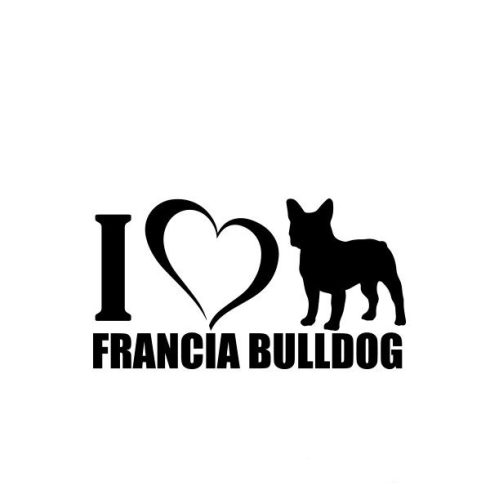 Francia bulldog matrica 16