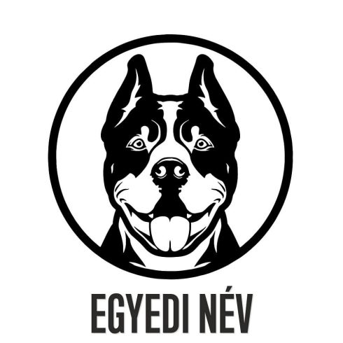 Amstaff matrica egyedi névvel